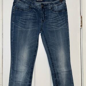 Express Dark Blue Skinny Jeans